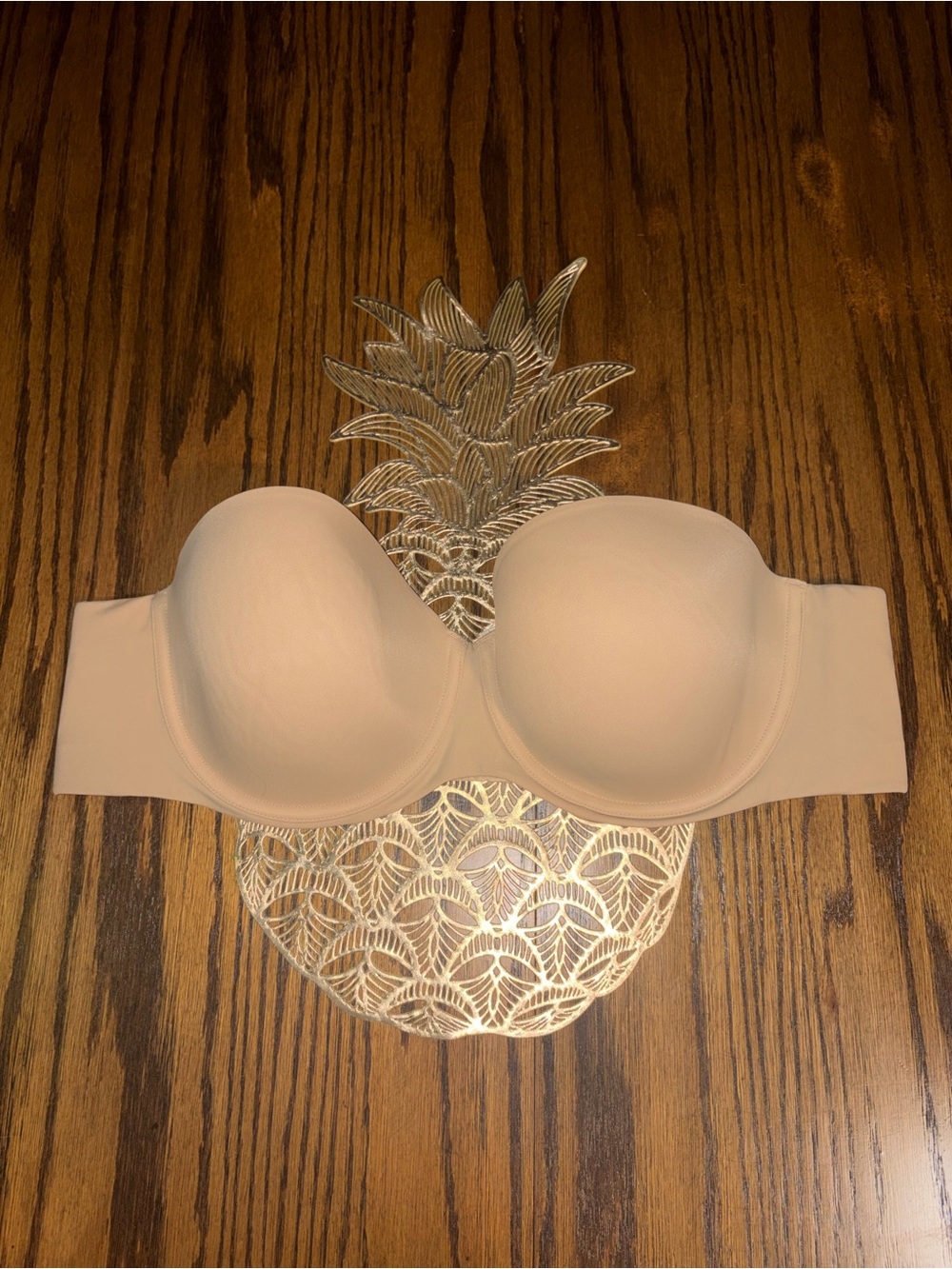 Cacique smooth lightly lined strapless multiway bra 44c